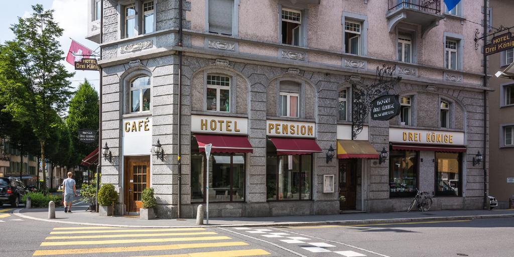 Hotel Drei Konige Lucerna Zewnętrze zdjęcie